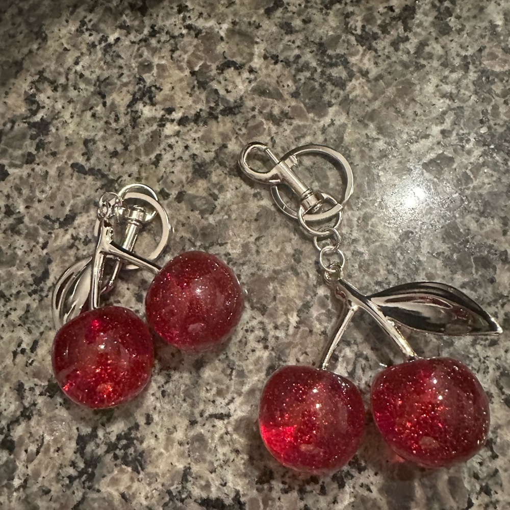 Cherry Dangle Keychain/Bagcharm - Picture 4 of 16